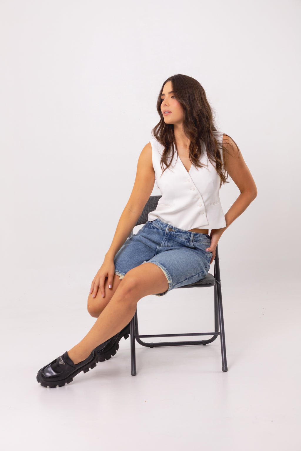 Ref Alba Maxi Denim Short